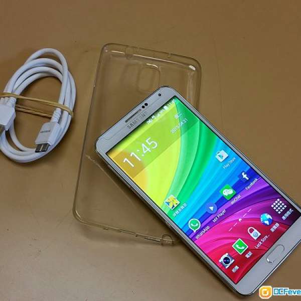 99%new.Samsung Galaxy Note3 Lte 白色行貨淨機