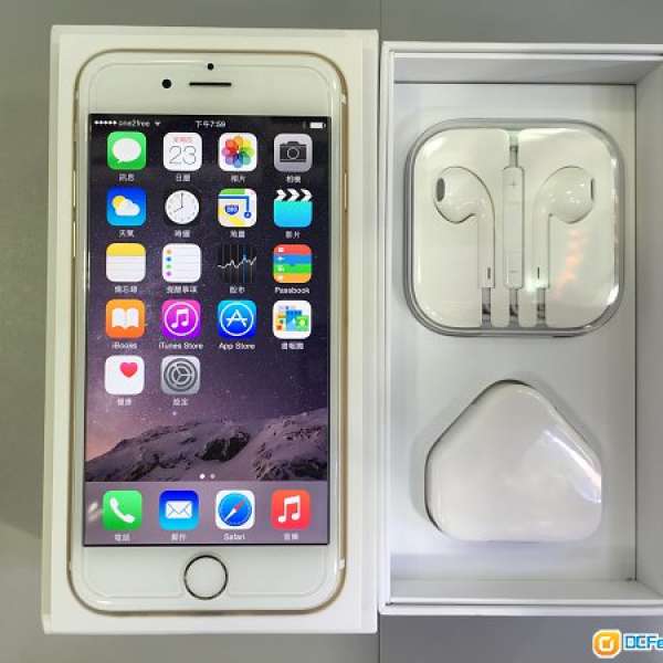 Apple iPhone 6 4.7 16GB 金色 香港行貨 金色 *98%new ! 有盒全套配件齊 ！