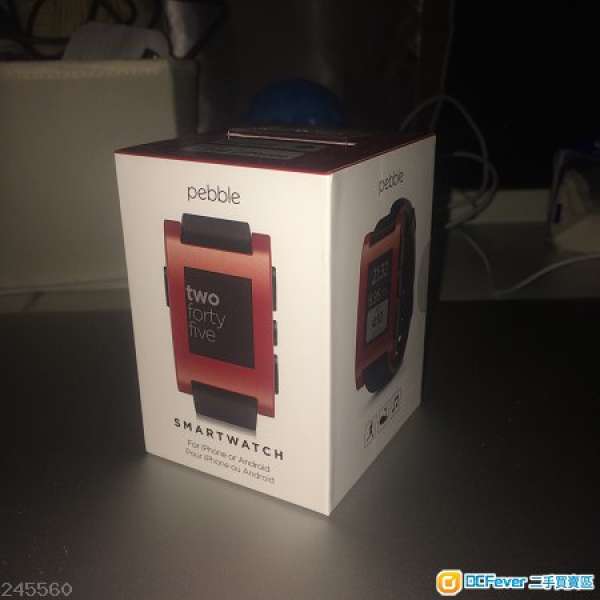 Pebble Watch - Red: Brand New Unopened