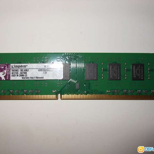 Kingston DDR3-1333 CL9 2GB Ram 雙面 記憶體!