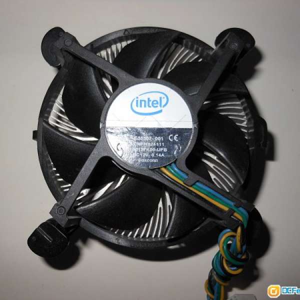 原裝 Intel LGA 775 CPU 銅芯散熱器1個!