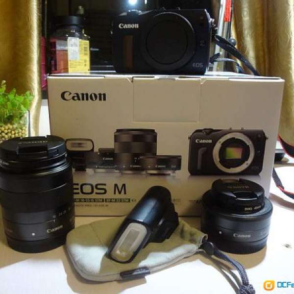 Canon EOS M Full set (Canon EOS M 18-55, Canon EOS M 22 f/2)