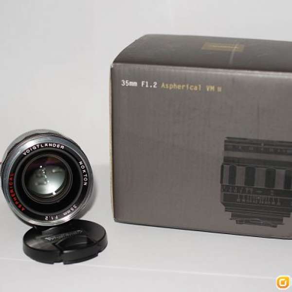 Voigtlander 35mm f1.2 Nokton asph II M lens leica