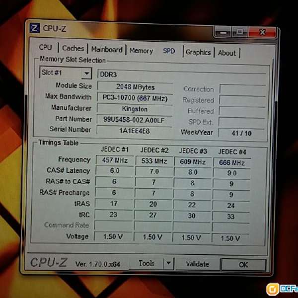 Kingston DDR3 1333 2G