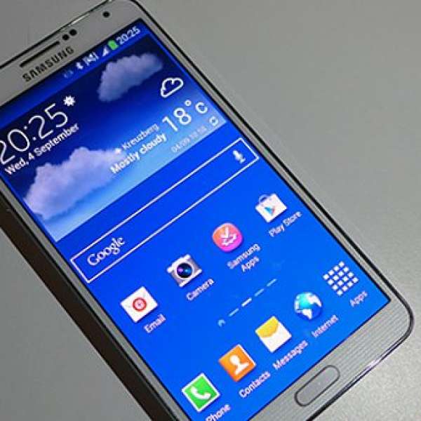 Samsung note 3 LTE (n9005) 白色“單”機 98% new