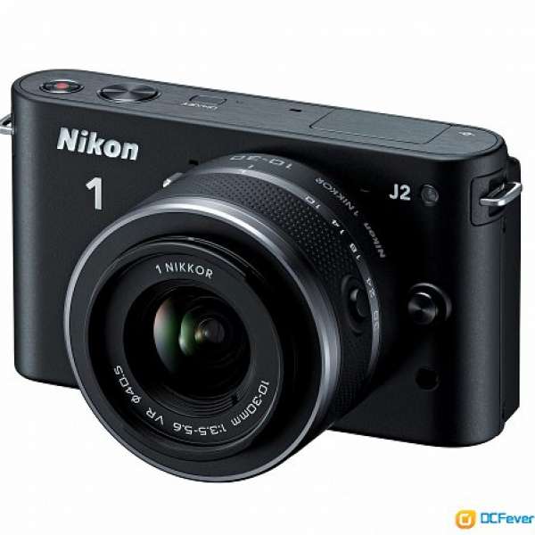 Nikon j2 連 10-30mm 黑色 + GR-N2000專用原裝Grip