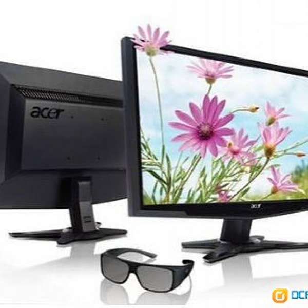 Acer GR235H 23" 3D 全高清電腦顯示器 3D立體 2D轉3D顯示 HDMI輸入 可接3D藍光機睇...