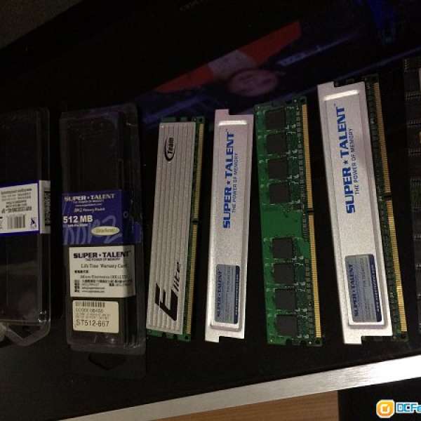 DDR1 and DDR 2 512mb and 1GBand 2GB