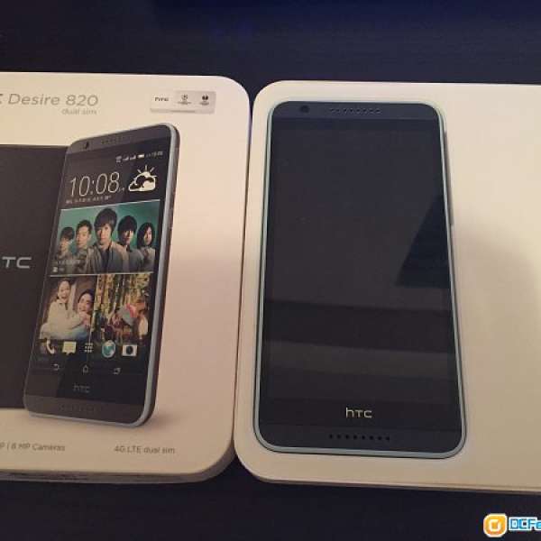 HTC Desire 820雙咭 (灰色)香港行貨 九成半新用唔夠一個月
