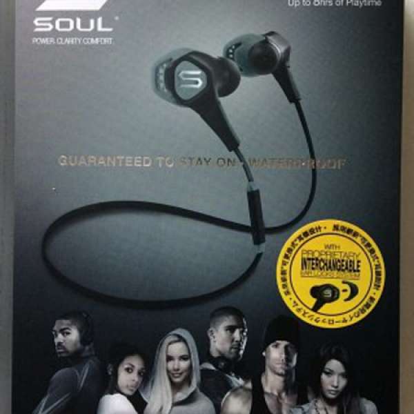 98% 新Soul Run Free Pro Bluetooth Stereo Headphone 黑色藍芽防水無線耳筒