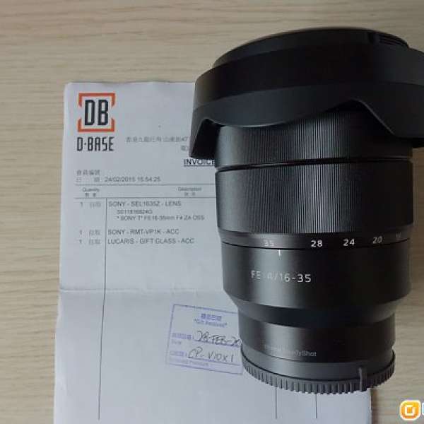 SONY E mount FE16-35 F4 lens for A7