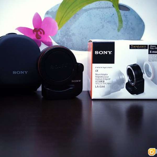 95%新 Sony LA-EA4 A mount to E mount Adaptor Sony Store行貨 有單有保