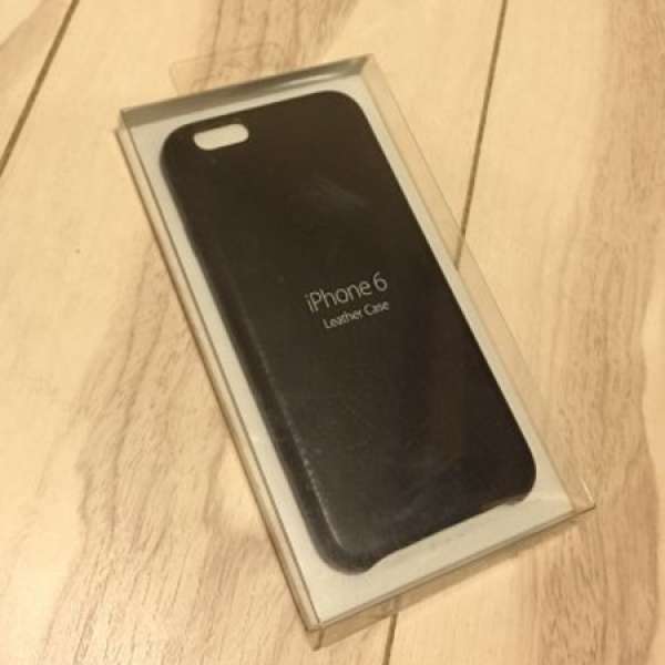 iPhone 6 Leather Case - Black 95% new