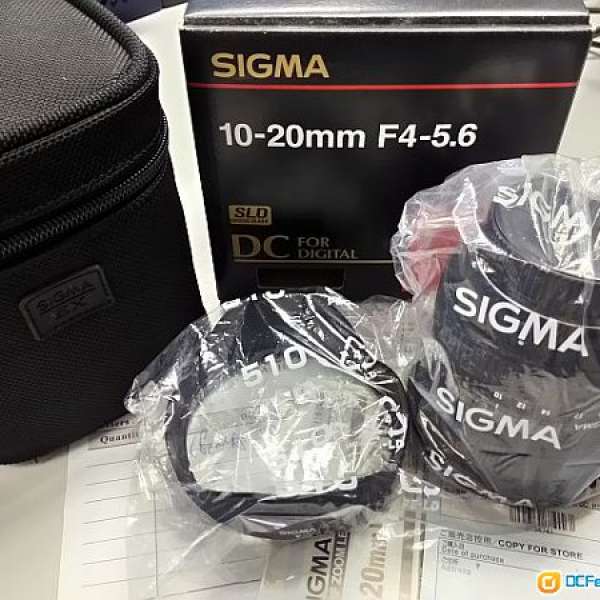 SIGMA 10-20 mm F4-5.6 HSM 95%新 Nikon Mount (Made in Japan)