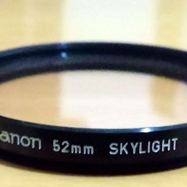 Canon 52mm Skylight 1x filter