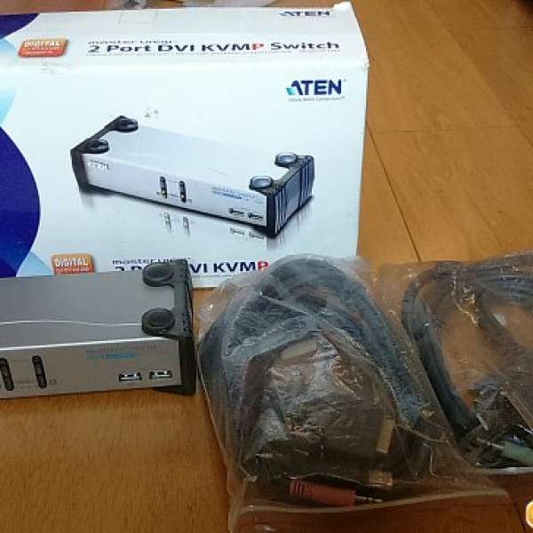 Aten 2 Port DVI USB KVM (電腦切換器)