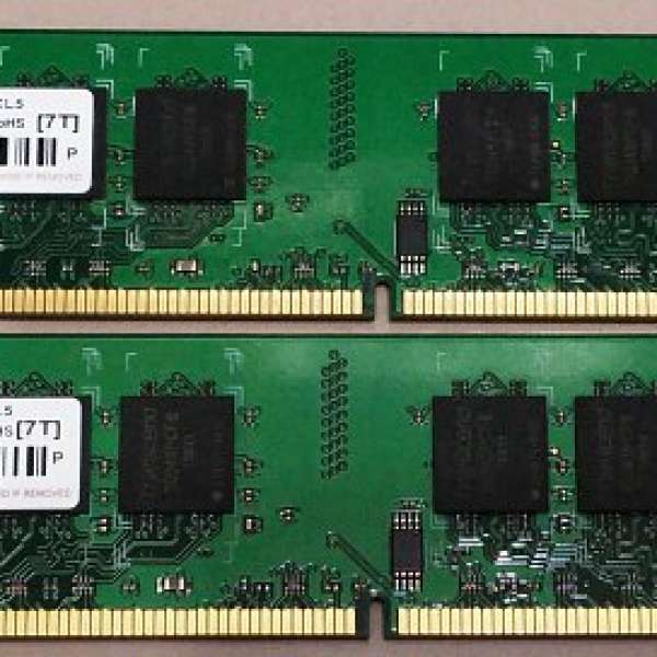 Transcend DDR2 800 2GB x 2 CL5 Ram, 合共 4GB