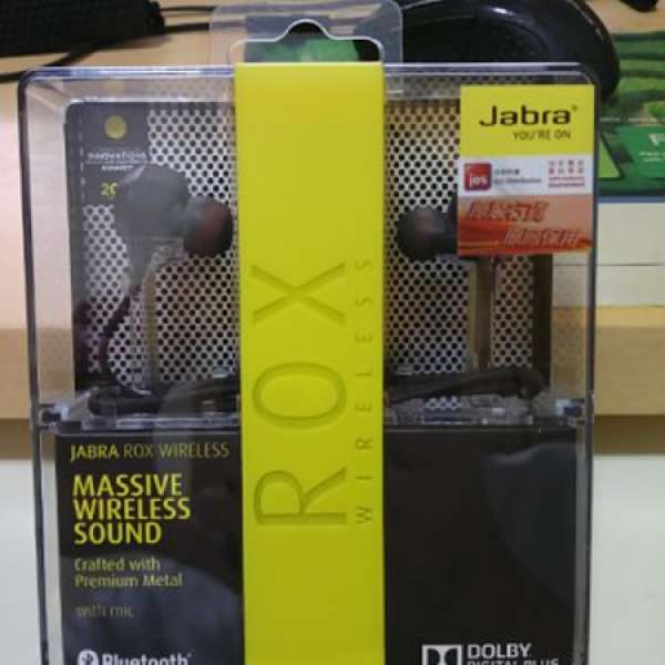 99%new Jabra ROX Wireless Bluetooth NFC 防水 防塵 Dolby 立體聲 藍牙耳機