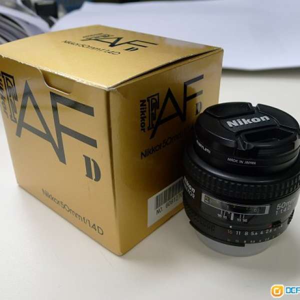 Nikon AF NIKKOR 50mm f 1.4 D - 不議價送marumi filter