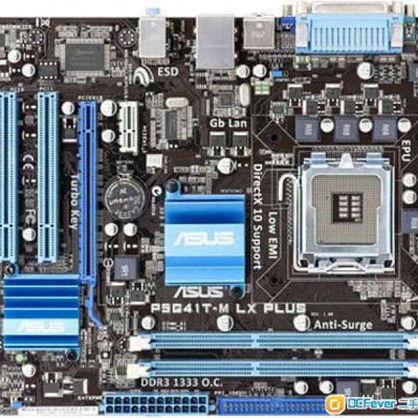 Asus P5G41T-M LX(G41)+ Q6600 (8M , 2.4 GHz) +2GBx2 DDR1333送火牛,HS