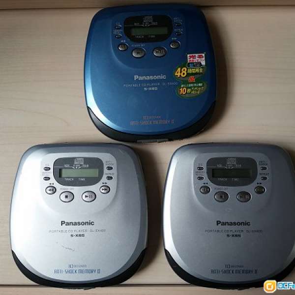 3部 Panasonic SL-SX400 Discman CD Player 光纖輸出