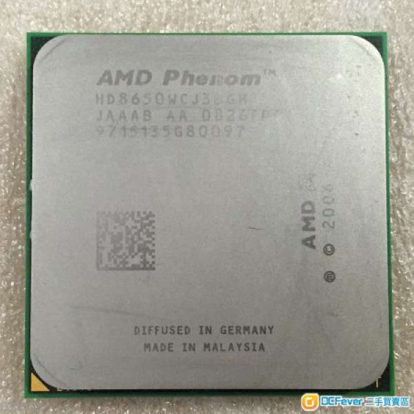 AMD Phenom X3 8650 AM2+ Triple Core 3核心 core Cpu