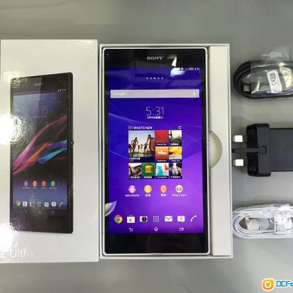 Sony Xperia Z Ultra 4G LTE C6833 香港行貨 白色 *99%new !有盒全新配件未使用 ！
