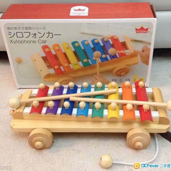 全新Ed Inter 木琴 x 拉車玩具