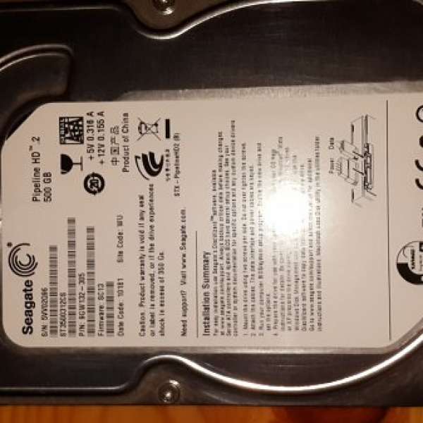 Seagate 500GB 薄款 ,啱bt下載