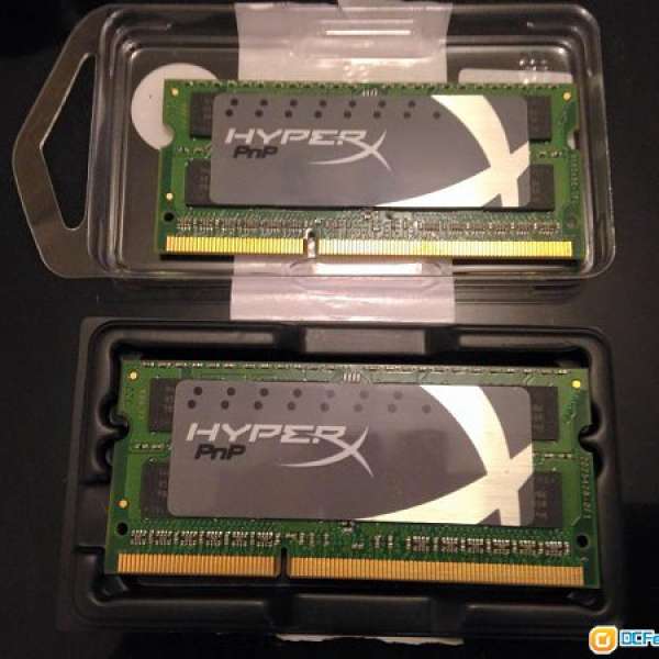 Kingston Hyper X 1600MHz 4GBX2 SODIMM KHX1600C9S3P1K2/8G 適用macbook pro