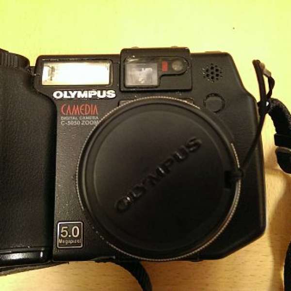 Olympus C-5050 digital camera 連 Olympus PT-015 Waterproof Case