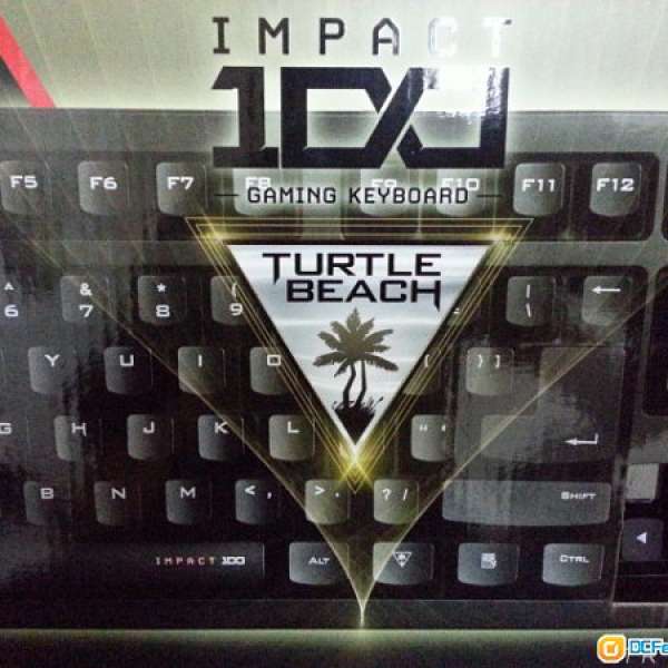 Turtle Beach Impact 100 PBT keyboard 電競仿機械式鍵盤