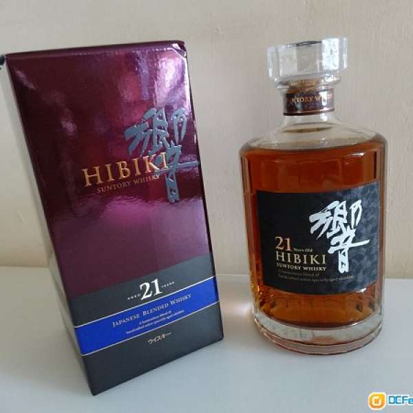 日本三得利 響 21年 調和威士忌 700ml Suntory 21 Years Hibiki Blended Whisky
