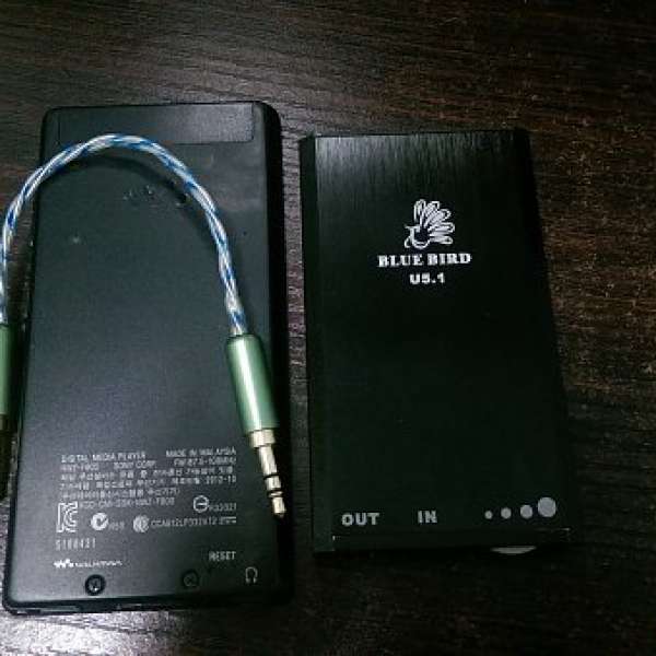 Sony Walkman NWZ F805 + Blue Bird U5.1 及 對錄線
