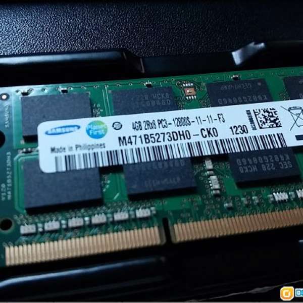 99.99% new Samsung 4G DDR3 Notebook Ram