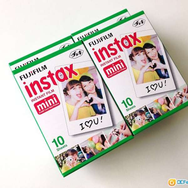 白邊 Mini Instax 4盒 送 2盒