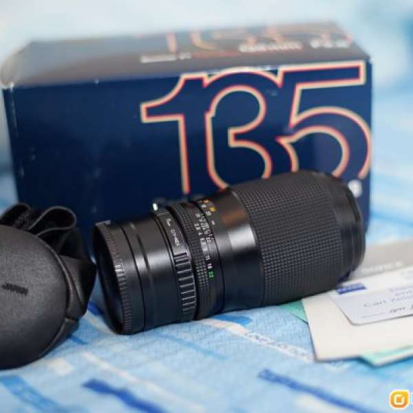 罕有全套 Contax Carl Zeiss 135mm f2.8 mmj for Sony A7 Canon Nikon M43