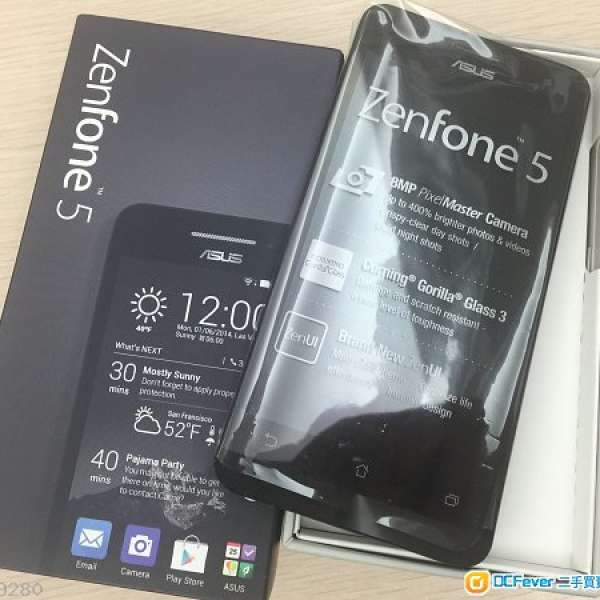 Asus zenfone 5 雙卡 sim 1 sim 2 (3G) a501cg 黑色