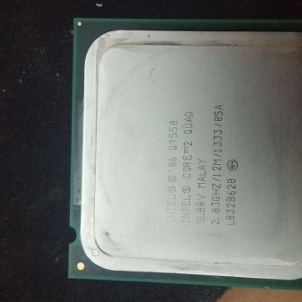 Intel Core 2 Quad 9550 4核 cpu Socket: LGA775