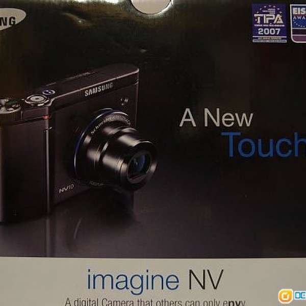 全新 Samsung NV10 1030 萬像素數碼相機 (黑色) 有2電