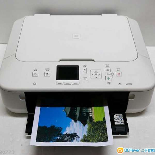 新淨良好五色墨盒自動雙面copy Scan printer Canon MG 5570 <直接用WIFI>