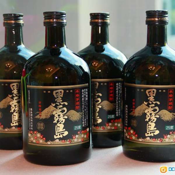 黑霧島本格芋燒酌 日本清酒 sake 共有4支