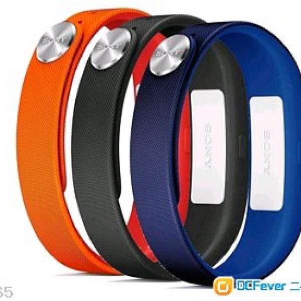 全新 SONY SmartBand 腕帶 SWR110  黑色/深藍/橙紅 大碼各1