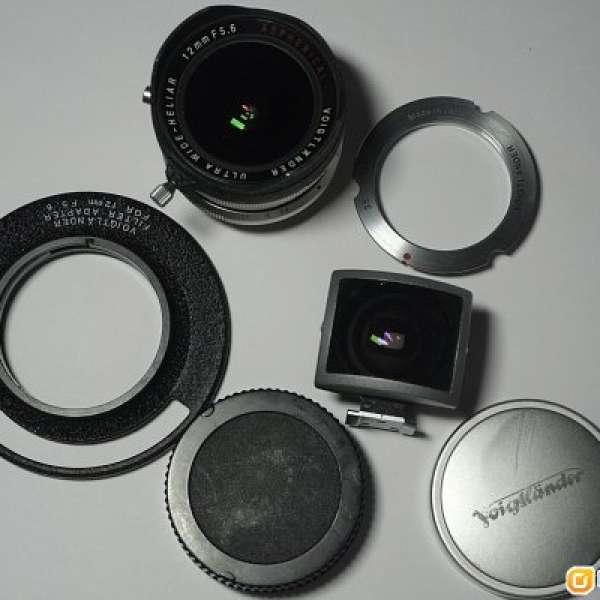 Voigtlander 12mm f5.6 Asph Ver 1 銀色(LTM L39 Leica M) 可上filter