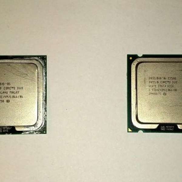 Intel Core 2 Duo E7500 2.9GHz & E6320 1.86GHz