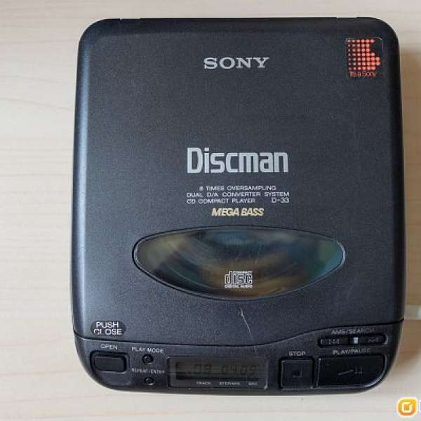 Sony D-33 CD Player Discman 大推力