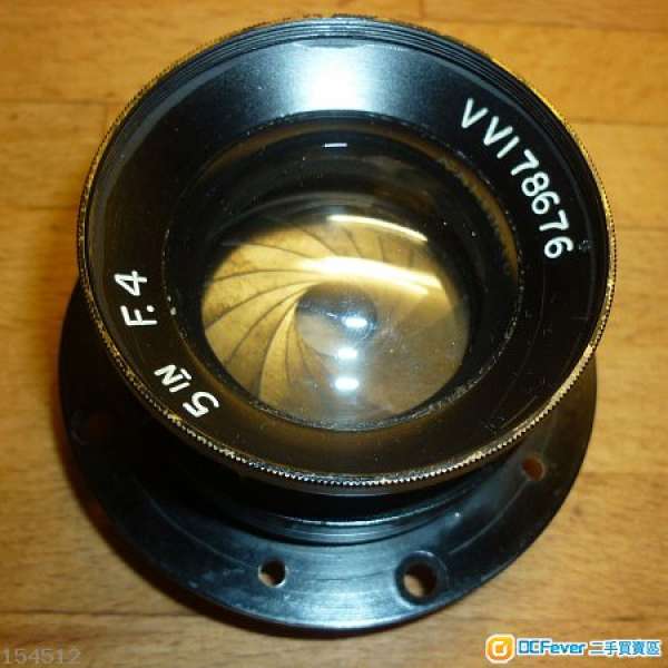 英軍航空鏡Air Ministry Ross xpres 5" F4 (已改M52thread)可用於FF機,如Canon/Nikon