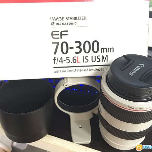 出售95%新 Canon EF 70-300mm f/4-5.6L IS USM 行貨有保