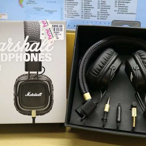 Marshall Headphones Major II Black