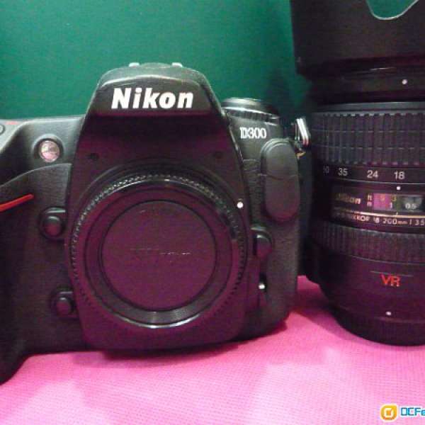 Nikon D300 Body  with AF-S 18-200 Zoom VR